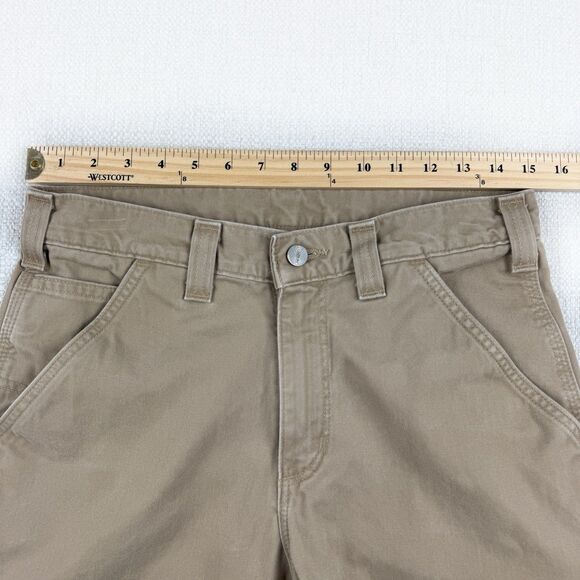 Carhartt B324 DKH Pants Men's 30x30 Work Relaxed Fit Tan Utility Carpenter - Picture 11 of 16
